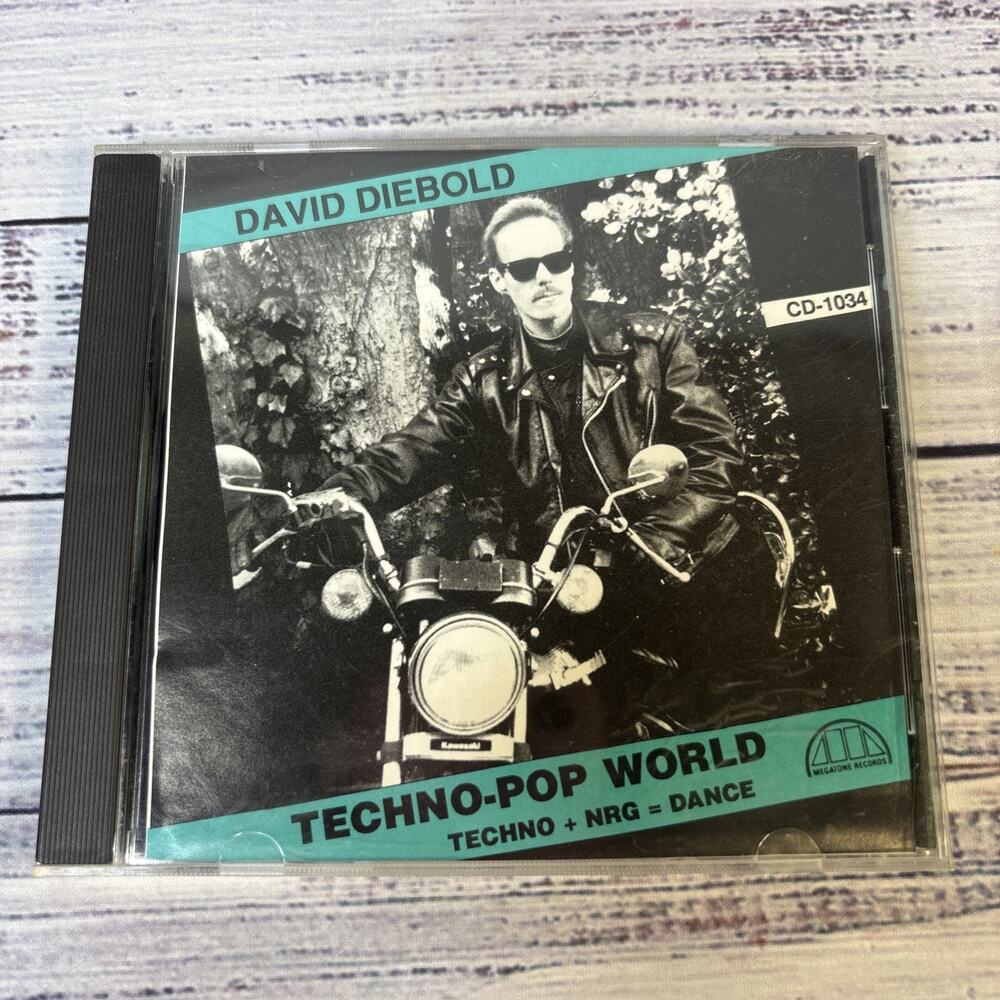 Vintage 1992 David Diebold Techno Pop World CD Album CD-1034 Electronic Dance